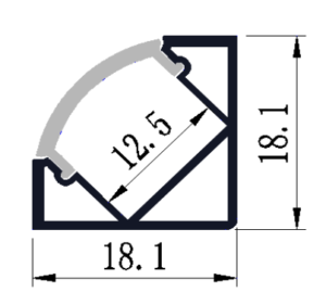 V Shape Aluminum Profile