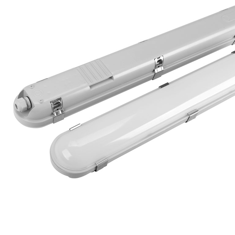 LED Vapour Proof Fitting Light IP66 Motion Sensor Emergency DALI2