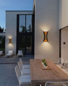 Modern Outdoor Lighting Sconces Outside LED Up Down Wall Lighting