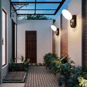 Modern Outdoor Wall Light with Pir Sensor