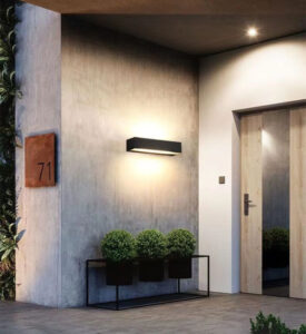 Outdoor Wall Mounted Linear LED Lighting IP65 Down and Up