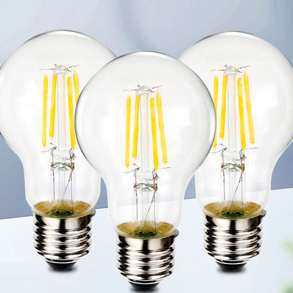 Dimmable Amber LED Filament Global Bulb
