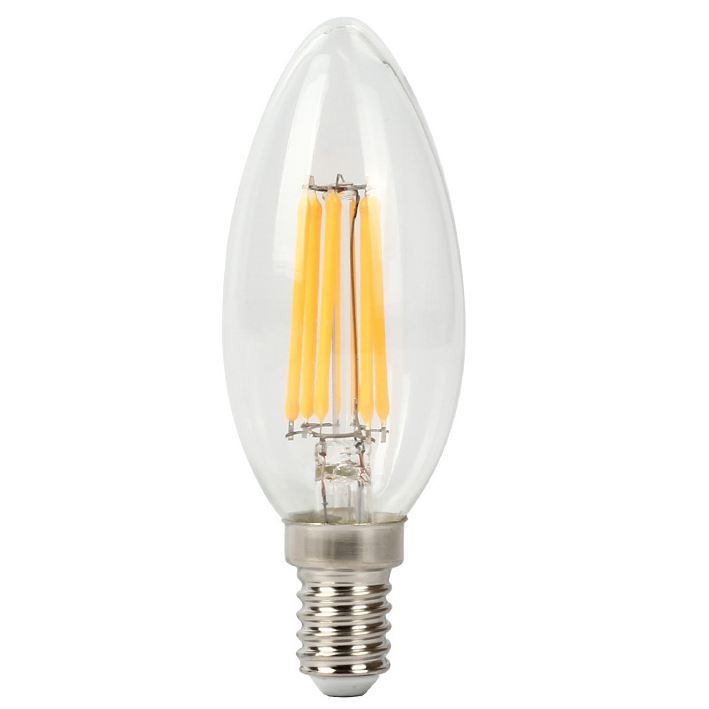 ILED-BL032 Dimmable Amber LED Filament Candle Bulb Dimmable Amber LED Filament Candle Bulb