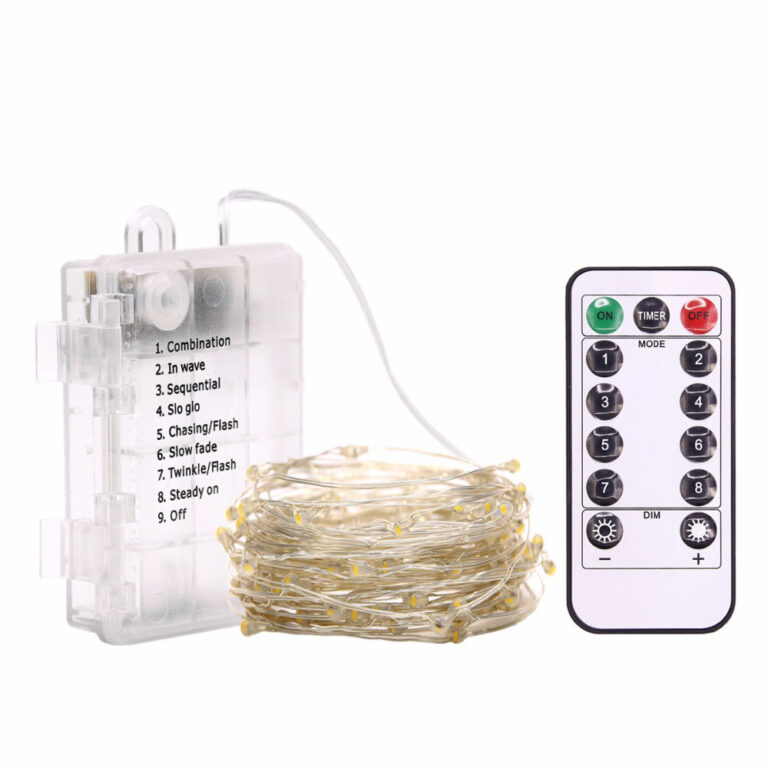 3AA Battery Christmas Fairy Deck LED Copper Wire String Light