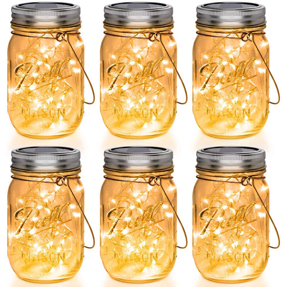 ILED-CS-A S21 Solar Mason-Jar with Chrstimas Party Fairy LED String Light Solar Mason-Jar with Chrstimas Party Fairy LED String Light