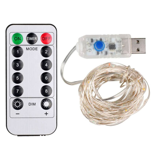 USB Christmas Wedding Party Fairy Copper Wire LED String Light