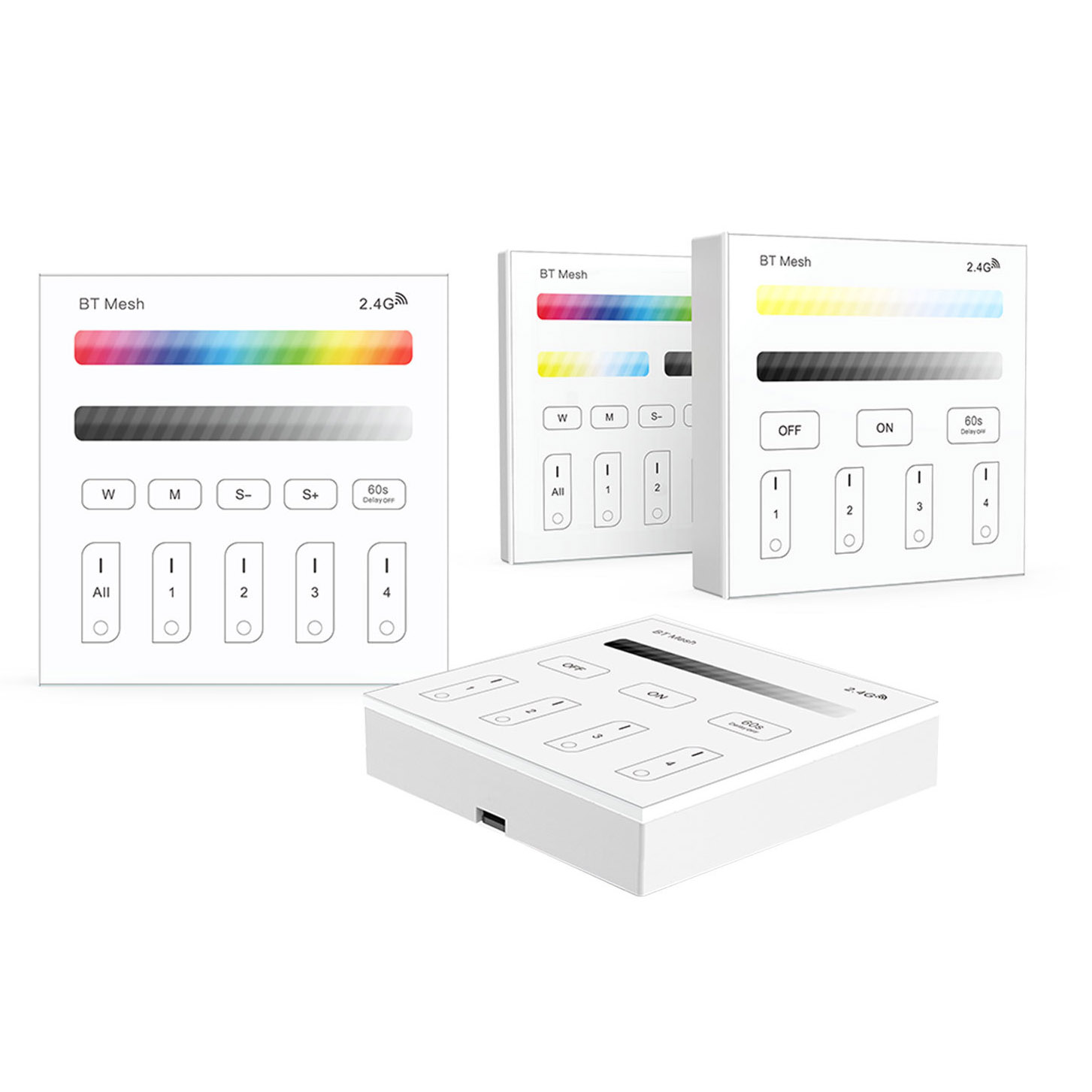 ILED-DM3 D RGBW Controller Bluetooh Switch RGBW Controller Bluetooh Switch