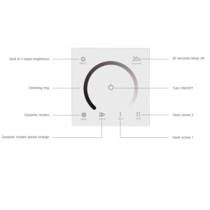 Touch Dimmer Wall Mounted