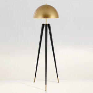 Gold Tripod E27 Floor Lamp