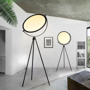 Modern Arc Floor Lamp with Tripod for Decorative Lighting