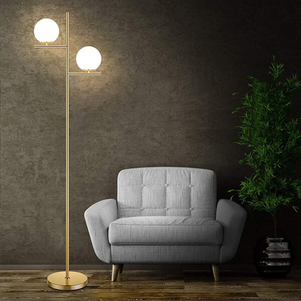 Modern Standing Floor Light with Two Balls ILED-FR5