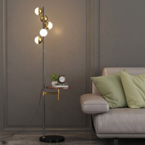 Ball Floor Lamps with Shelves for Corning Lighting ILED-FR7