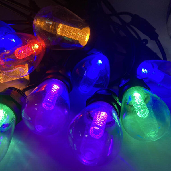 RGB LED String Light Outdoor RGB Patio Garden Lighting