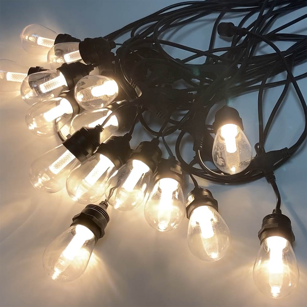 ILED-FST-C RGB LED String Light Outdoor RGB Patio Garden Lighting RGB LED String Light Outdoor RGB Patio Garden Lighting