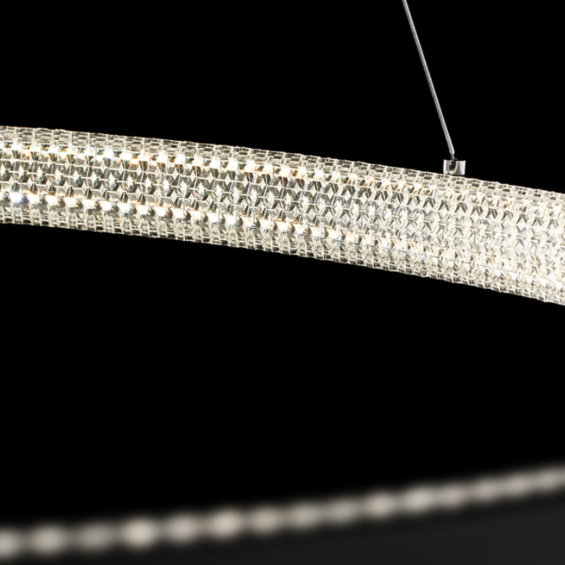 ILED-PD2 Black Round LED Pendant Light Black Round LED Pendant Light