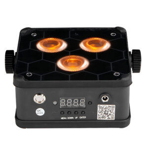 Wireless Uplighting for Weddings with Battery Operated DMX 512 54W