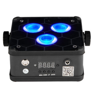 Wireless Uplighting for Weddings with Battery Operated DMX 512 54W