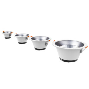 3CCT Anti Glare LED Downlights with Watts Selectable 3 to 8 Inches