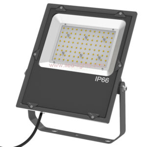 IP66 80W LED Flood Light Fitting Exterior Meawell Driver