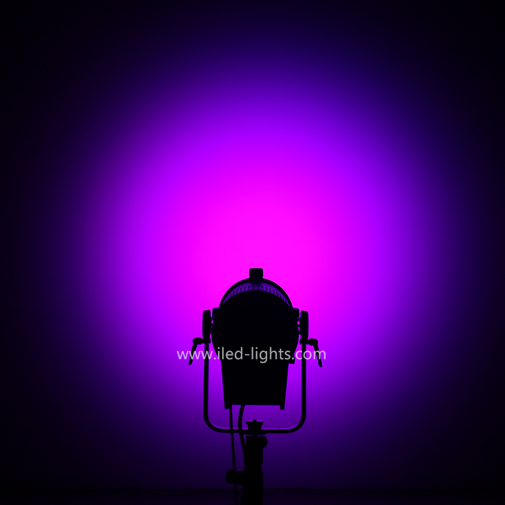 LED Fresnel RGBW Lights 200W Spotlight for Stuido Lighting