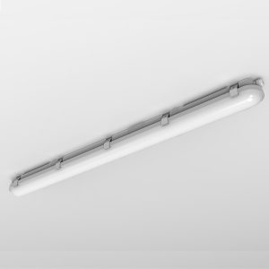 LED Vapour Light IP66 DALI2 Sensor Emergency with Installation Scale