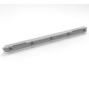 LED Vapour Light IP66 DALI2 Sensor Emergency with Installation Scale
