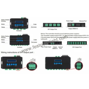 Artnet SPI Controller Ethernet DMX512