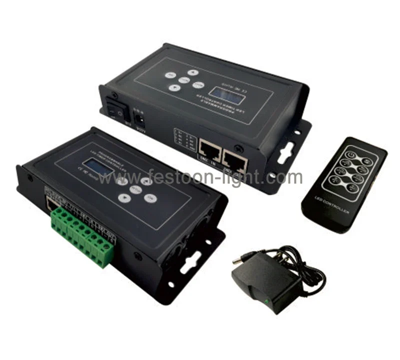 DMX Pixel Controller for RGB RGBW with RJ45 XLR