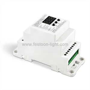 FEL-CD267 DMX512 Decoder 4 Channel RGBW DIN Rail with RJ45